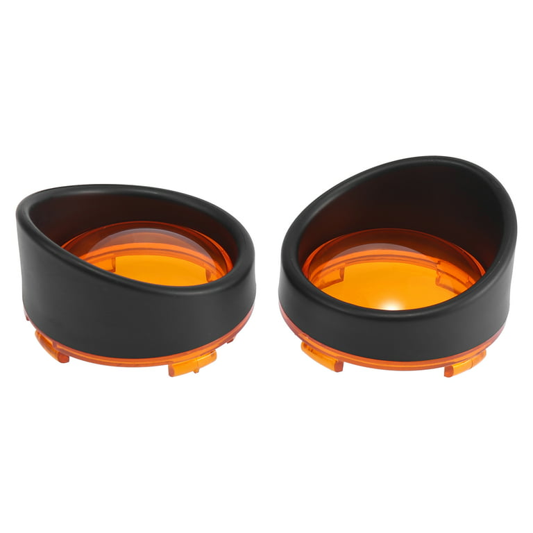 2pcs Red Turn Signal Light Lens Covers for Harley Davidson Sportsters Touring